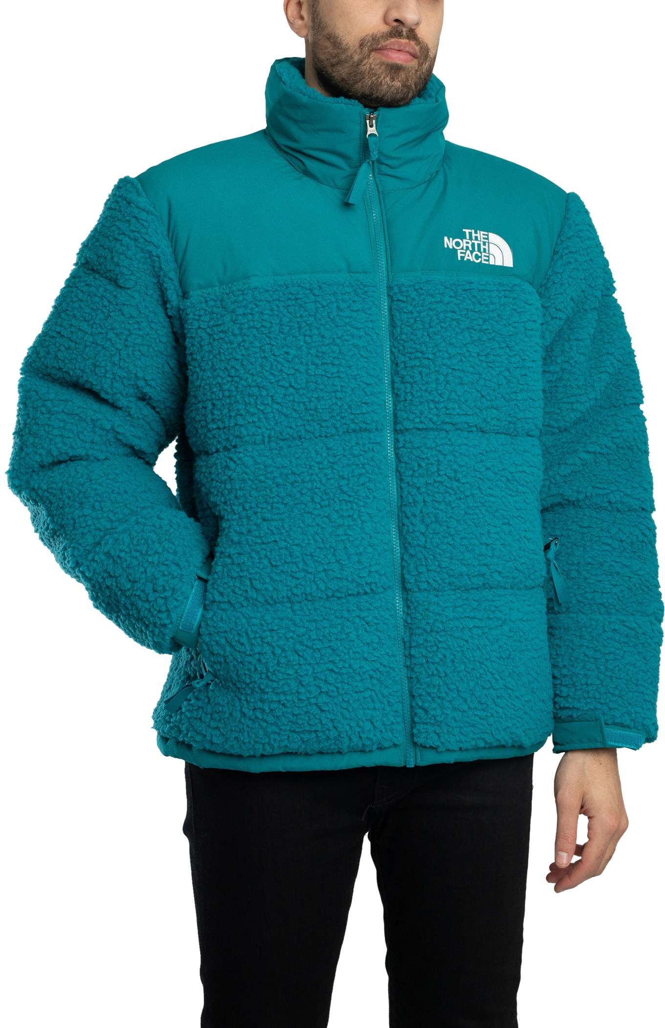 The North Face High Pile Nuptse Jacket - Harbor Blue - Male - Size: S