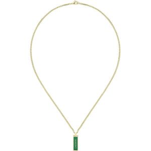 Lacoste Pendant Necklace - Gold - Male - Size: One Size Lacoste Pendant Necklace - Gold - Male - Size: One Size