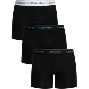 Calvin Klein 3 Pack Icon Boxer Briefs - Black (White/Beau Blue/Leaf Fun) - Male - Size: XL