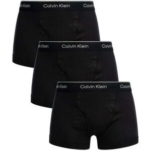 Calvin Klein 3 Pack Cotton Classics Trunks - Black Calvin Klein 3 Pack Cotton Classics Trunks - Black