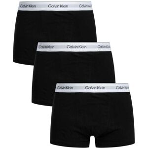 Calvin Klein 3 Pack Icon Relaxed Fit Trunks - Black/White - Male - Size: S Calvin Klein 3 Pack Icon Relaxed Fit Trunks - Black/White - Male - Size: S