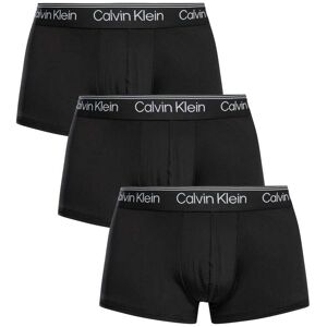Calvin Klein 3 Pack Microfiber Low Rise Trunks - Black/Black - Male - Size: XXL Calvin Klein 3 Pack Microfiber Low Rise Trunks - Black/Black - Male - Size: XXL