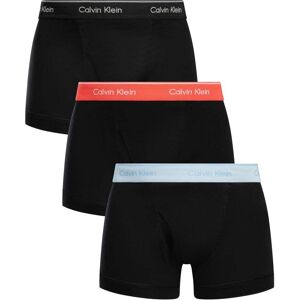 Calvin Klein 3 Pack Trunks - Black (Black/Orange/Light Blue - Male - Size: M Calvin Klein 3 Pack Trunks - Black (Black/Orange/Light Blue - Male - Size: M