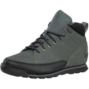 Timberland Euro Rock Mid Lace Leather Boots - Medium Grey - Male - Size: 9 UK Timberland Euro Rock Mid Lace Leather Boots - Medium Grey - Male - Size: 9 UK
