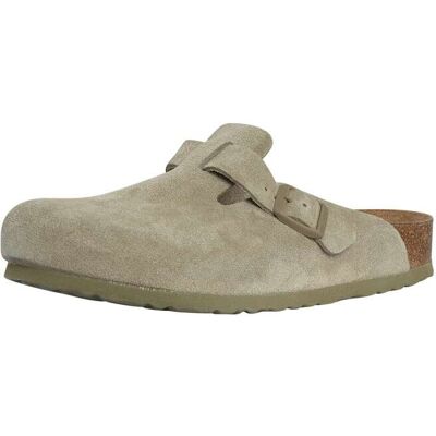 Birkenstock Boston Suede Clogs - Faded Khaki - Male - Size: 11.5 UK Birkenstock Boston Suede Clogs - Faded Khaki - Male - Size: 11.5 UK