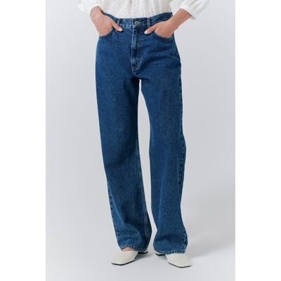 Ghost Amerie Denim Straight Leg Jeans Mid Blue female Ghost Amerie Denim Straight Leg Jeans Mid Blue female