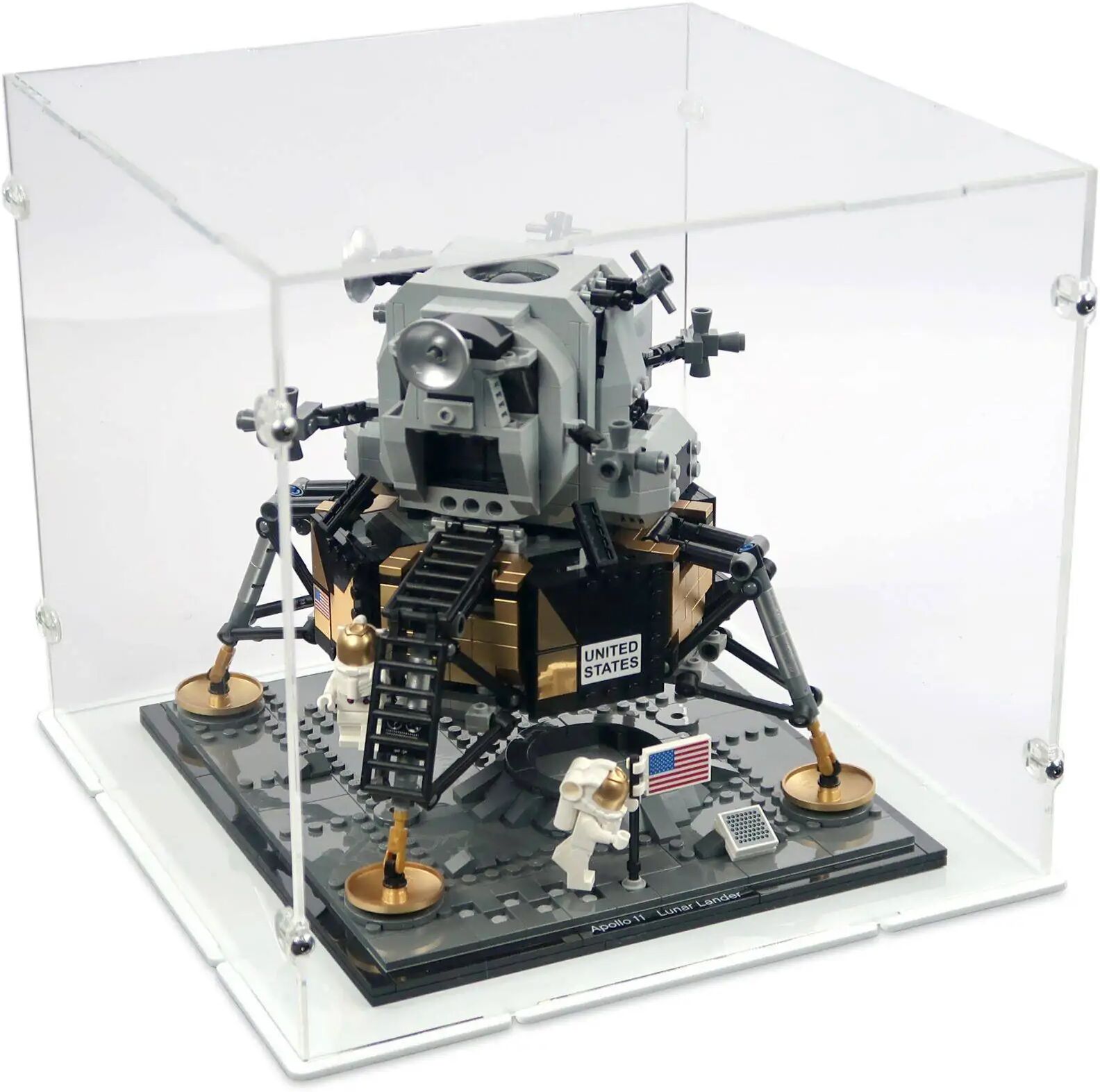 iDisplayit NASA Apollo 11 Lunar Lander Display Case for LEGO 10266