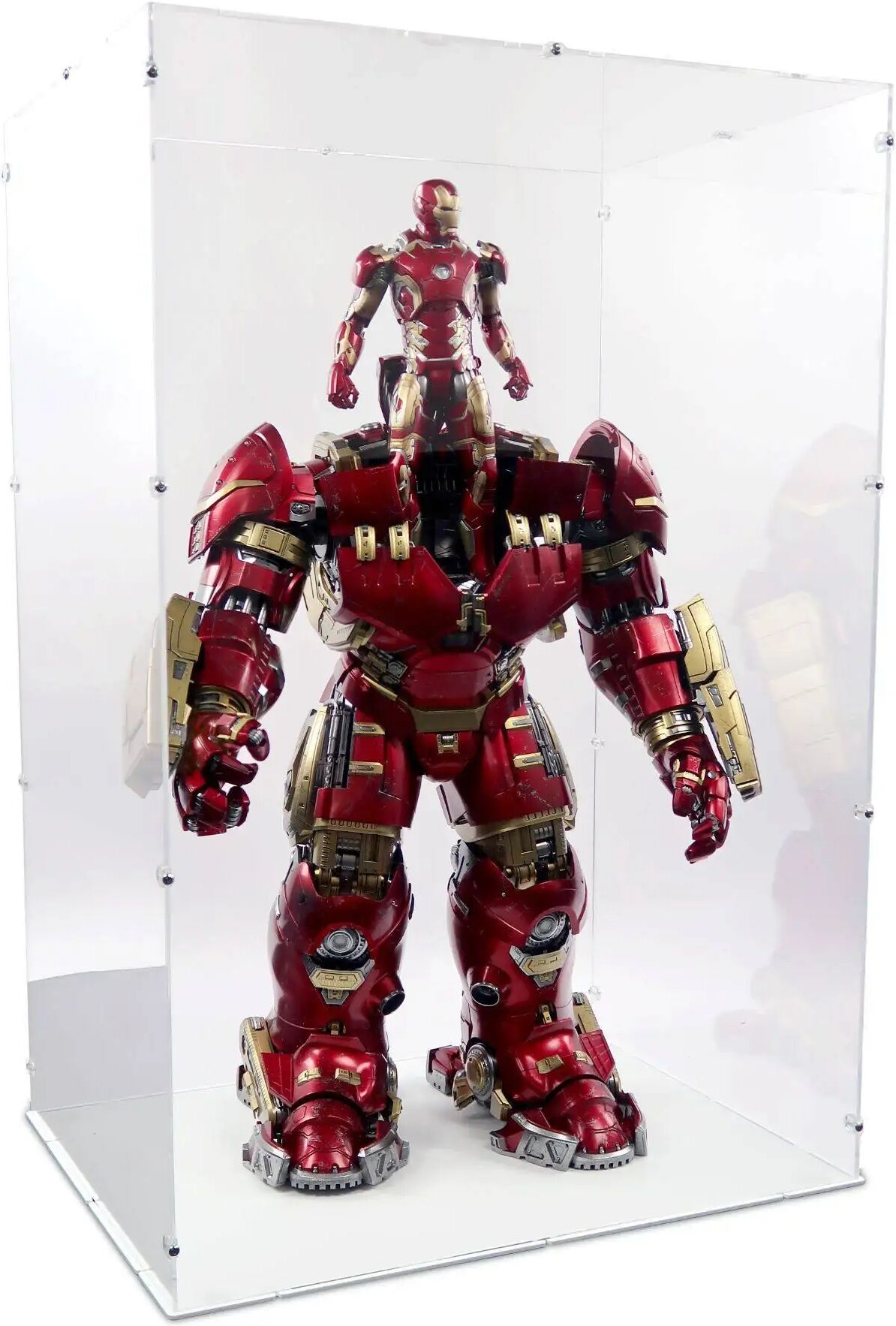 iDisplayit 1/6 Scale Hulkbuster & Iron Man (Deluxe) Display Case for Hot Toys