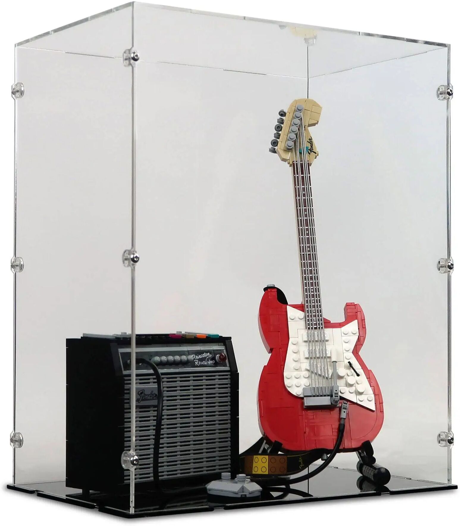iDisplayit Fender Stratocaster Display Case for LEGO 21329
