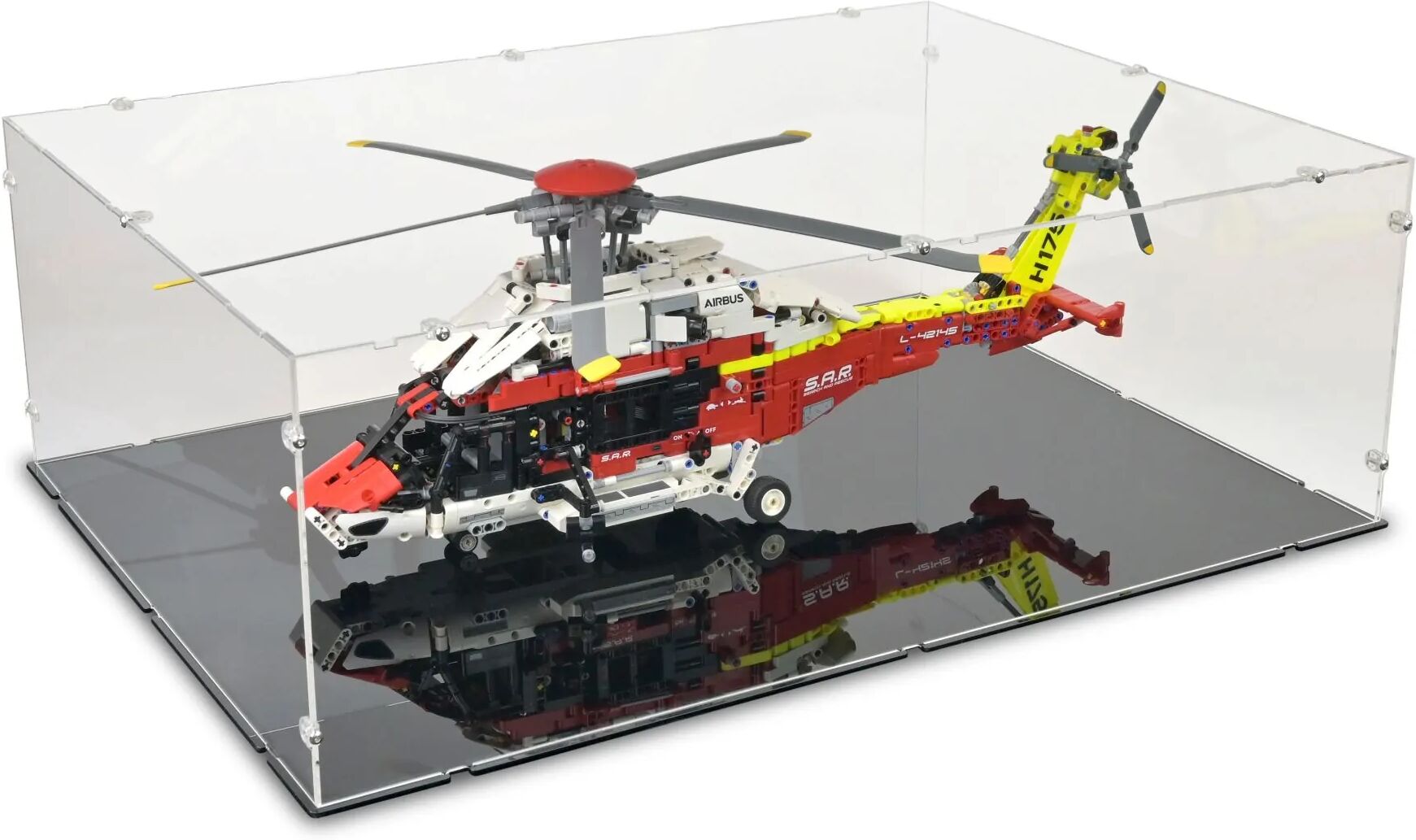 iDisplayit Airbus H175 Rescue Helicopter Display Case for LEGO 42145