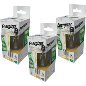 3 X Energizer 3.8w, E27 LED Bulb, A Rated, Screw Filament Style 3 X Energizer 3.8w, E27 LED Bulb, A Rated, Screw Filament Style