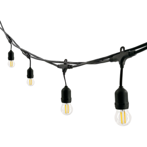 10 x 10w Filament LED Festoon/String Lights - For Outdoors and Gardens 10 x 10w Filament LED Festoon/String Lights - For Outdoors and Gardens