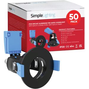 Simple Lighting Pack of 50 Fixed LED Downlights - Lighting Simple Lighting Pack of 50 Fixed LED Downlights - Lighting