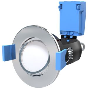 Chrome, Open Can Fire Rated Tilt GU10 Downlight Chrome, Open Can Fire Rated Tilt GU10 Downlight