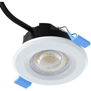 7w, Fixed IP65 Fire Rated LED Downlight - White Bezel 7w, Fixed IP65 Fire Rated LED Downlight - White Bezel