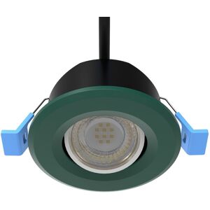 6w, Tilt/Adjustable IP65 Fire Rated LED Downlight - Green Bezel 6w, Tilt/Adjustable IP65 Fire Rated LED Downlight - Green Bezel