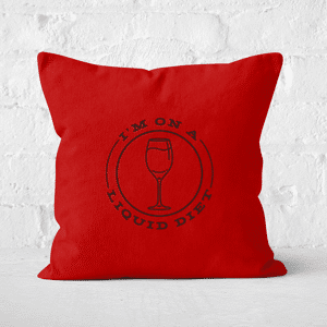 Decorsome Liquid Diet Wine Square Cushion - 40x40cm - Soft Touch