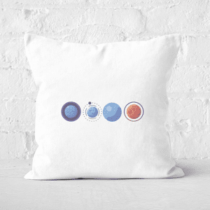 Decorsome Planets Square Cushion - 50x50cm - Soft Touch