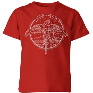 Original Hero Harry Potter Order Of The Phoenix Kids' T-Shirt - Red - 7-8 Years