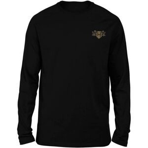 Original Hero Harry Potter Hufflepuff Embroidered Unisex Long Sleeved T-Shirt - Black - XL Original Hero Harry Potter Hufflepuff Embroidered Unisex Long Sleeved T-Shirt - Black - XL