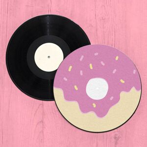 By IWOOT Donut With Sprinkles Record Player Slip Mat