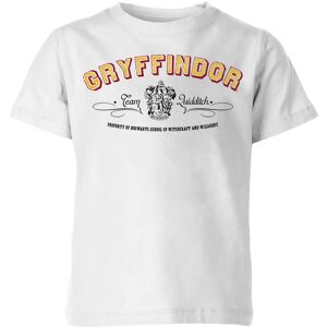 Harry Potter Gryffindor Team Quidditch Kids' T-Shirt - White - 9-10 Years Harry Potter Gryffindor Team Quidditch Kids' T-Shirt - White - 9-10 Years
