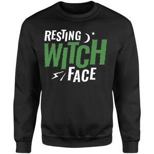 Halloween Resting Witch Face Sweatshirt - Black - L - Black Halloween Resting Witch Face Sweatshirt - Black - L - Black