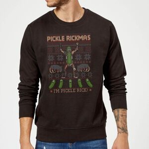 Original Hero Rick and Morty Pickle Rick Christmas Jumper - Black - S Original Hero Rick and Morty Pickle Rick Christmas Jumper - Black - S