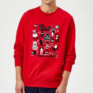 Original Hero Elf Christmas Jumper - Red - S Original Hero Elf Christmas Jumper - Red - S