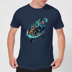Original Hero Aquaman Fight for Justice Men's T-Shirt - Navy - L Original Hero Aquaman Fight for Justice Men's T-Shirt - Navy - L