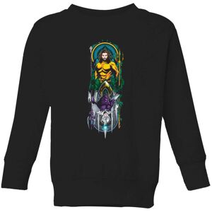 Original Hero Aquaman and Ocean Master Kids' Sweatshirt - Black - 5-6 Years Original Hero Aquaman and Ocean Master Kids' Sweatshirt - Black - 5-6 Years