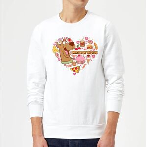 Original Hero Scooby Doo Snacks Are My Valentine Sweatshirt - White - L Original Hero Scooby Doo Snacks Are My Valentine Sweatshirt - White - L