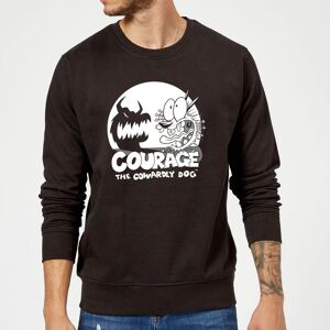 Original Hero Courage The Cowardly Dog Spotlight Sweatshirt - Black - XL Original Hero Courage The Cowardly Dog Spotlight Sweatshirt - Black - XL