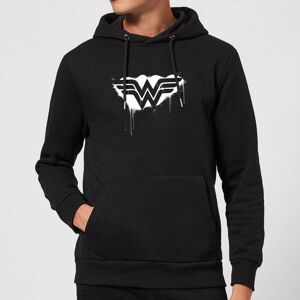 Original Hero Justice League Graffiti Wonder Woman Hoodie - Black - XXL Original Hero Justice League Graffiti Wonder Woman Hoodie - Black - XXL