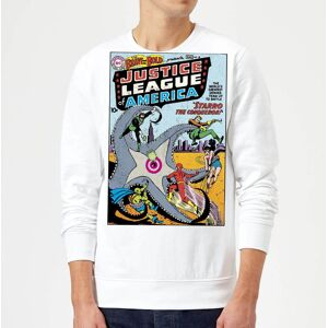 Original Hero Justice League Starro The Conqueror Cover Sweatshirt - White - S Original Hero Justice League Starro The Conqueror Cover Sweatshirt - White - S