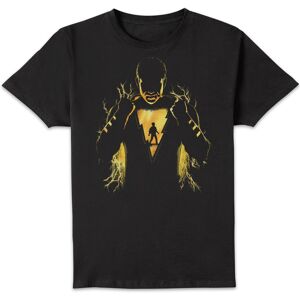 Original Hero Shazam Lightning Silhouette Men's T-Shirt - Black - L Original Hero Shazam Lightning Silhouette Men's T-Shirt - Black - L