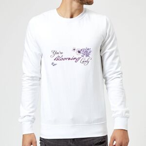 Candlelight You're Blooming Lovely Sweatshirt - White - L - White Candlelight You're Blooming Lovely Sweatshirt - White - L - White