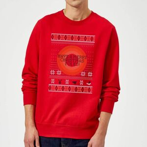 Original Hero Looney Tunes Knit Christmas Jumper - Red - S Original Hero Looney Tunes Knit Christmas Jumper - Red - S