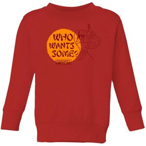 Original Hero Samurai Jack Who Wants Some Kids' Sweatshirt - Red - 3-4 Years Original Hero Samurai Jack Who Wants Some Kids' Sweatshirt - Red - 3-4 Years