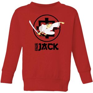 Original Hero Samurai Jack They Call Me Jack Kids' Sweatshirt - Red - 7-8 Years Original Hero Samurai Jack They Call Me Jack Kids' Sweatshirt - Red - 7-8 Years