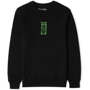Original Hero Rick and Morty Warped Head Unisex Sweatshirt - Black - M Original Hero Rick and Morty Warped Head Unisex Sweatshirt - Black - M