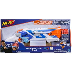 Nerf N-Strike Elite Rough Cut 2x4 BattleCamo Series Dart Blaster, 16 Darts, Outdoor Toys Nerf N-Strike Elite Rough Cut 2x4 BattleCamo Series Dart Blaster, 16 Darts, Outdoor Toys