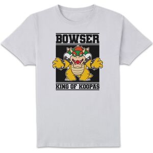 Nintendo Super Mario Bowser King Of Koopas Unisex T-Shirt - White - S Nintendo Super Mario Bowser King Of Koopas Unisex T-Shirt - White - S