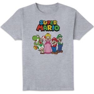 Nintendo Super Mario Vintage Group Unisex T-Shirt - Grey - 3XL Nintendo Super Mario Vintage Group Unisex T-Shirt - Grey - 3XL