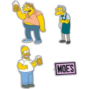 Grupo Erik The Simpsons Moe's Tavern 4 Pins Set Grupo Erik The Simpsons Moe's Tavern 4 Pins Set