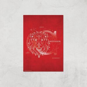 Warner Bros. Studios Harry Potter Gryffindor Giclee Art Print - A3 - Print Only Warner Bros. Studios Harry Potter Gryffindor Giclee Art Print - A3 - Print Only