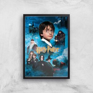 Warner Bros. Studios Harry Potter and the Philosopher's Stone Giclee Art Print - A3 - Black Frame Warner Bros. Studios Harry Potter and the Philosopher's Stone Giclee Art Print - A3 - Black Frame