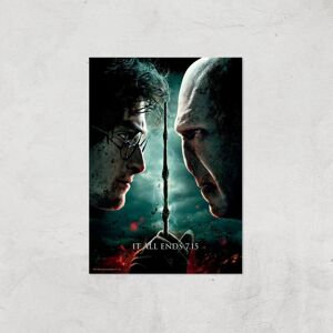 Warner Bros. Studios Harry Potter and the Deathly Hallows Part 2 Giclee Art Print - A4 - Print Only Warner Bros. Studios Harry Potter and the Deathly Hallows Part 2 Giclee Art Print - A4 - Print Only