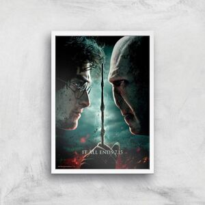 Warner Bros. Studios Harry Potter and the Deathly Hallows Part 2 A3 White Frame Art Print - Art Print Warner Bros. Studios Harry Potter and the Deathly Hallows Part 2 A3 White Frame Art Print - Art Print