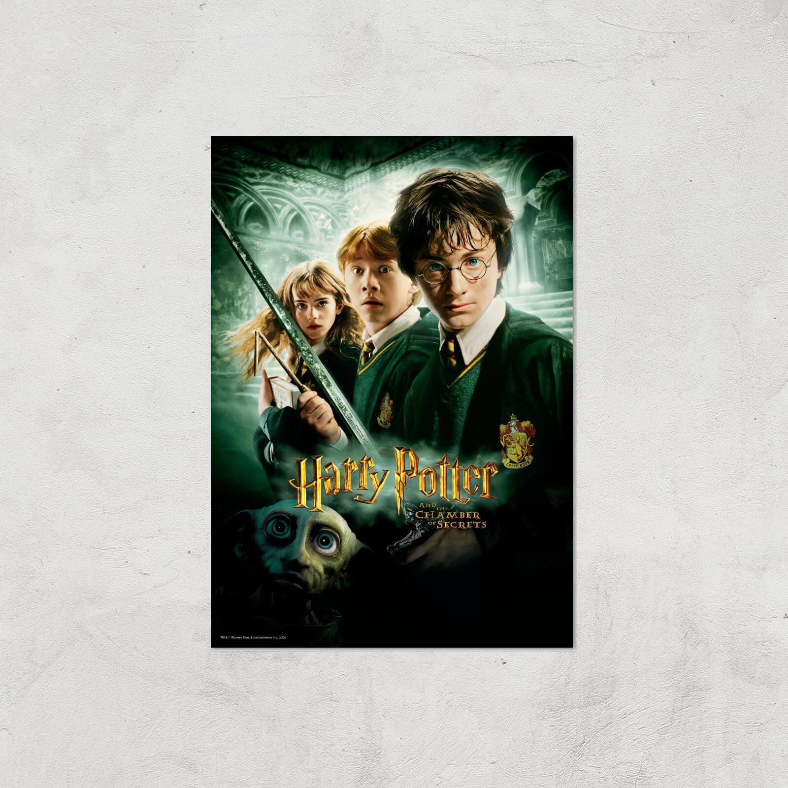Warner Bros. Studios Harry Potter and the Chamber Of Secrets Giclee Art Print - A4 - Print Only